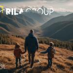 Rila Group Mountain with father and children exploring