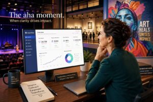 Arts nonprofit data dashboard example